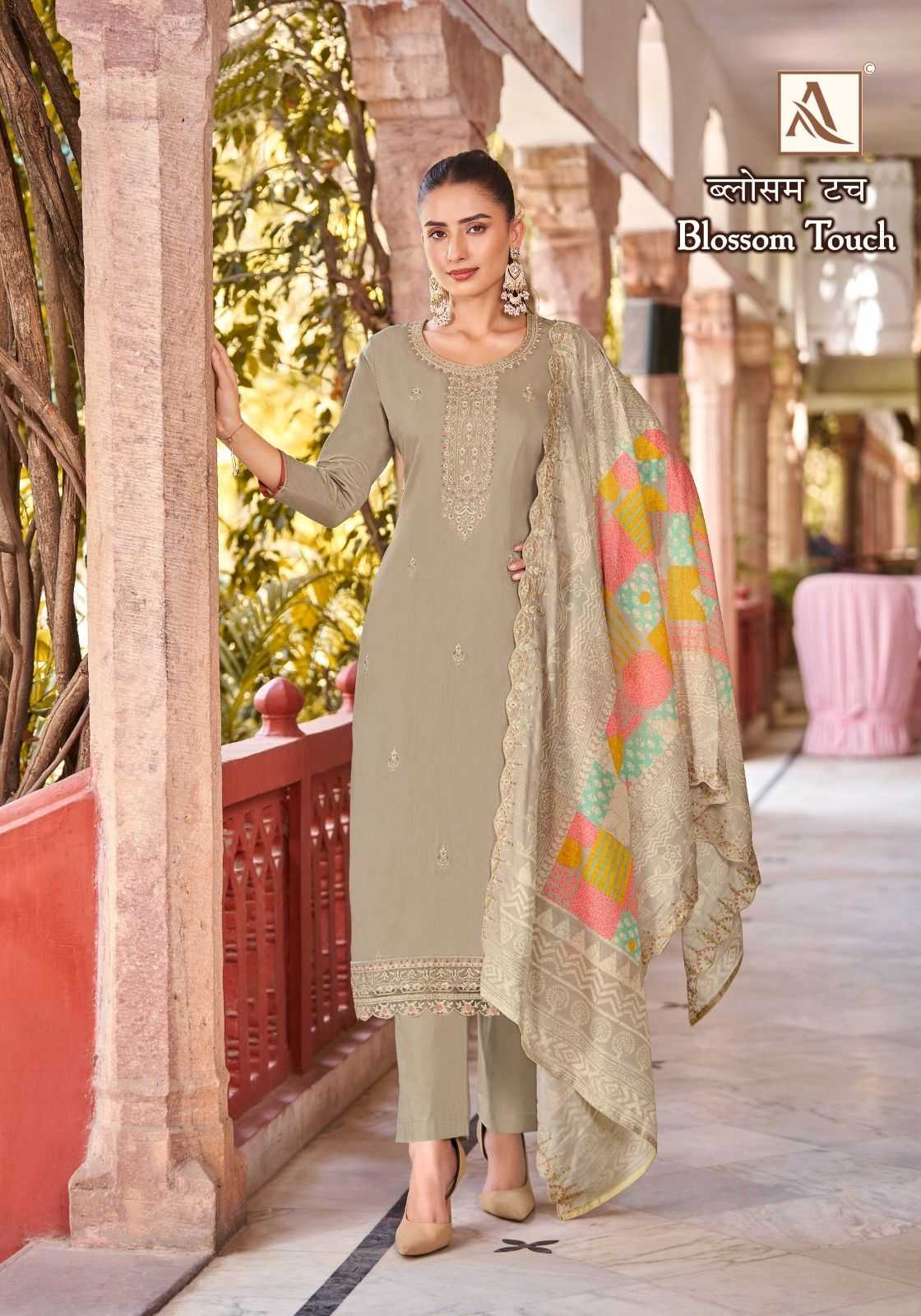 blossom touch by alok suits unique style zam cotton ladies suits
