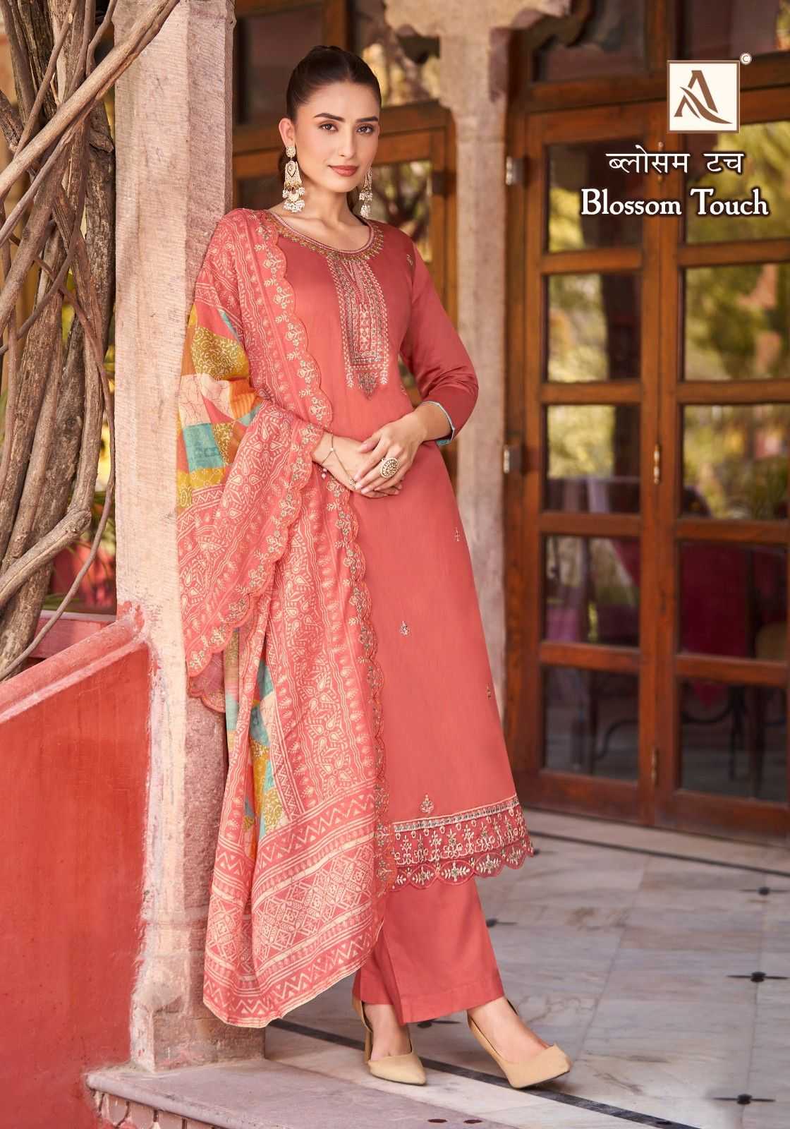 blossom touch by alok suits unique style zam cotton ladies suits