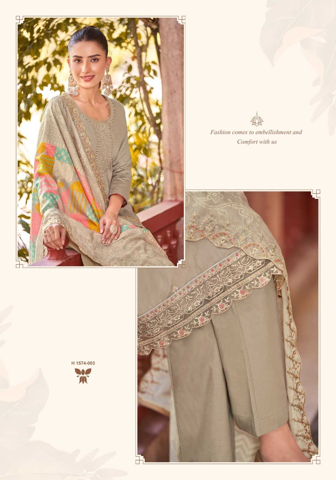 blossom touch by alok suits unique style zam cotton ladies suits