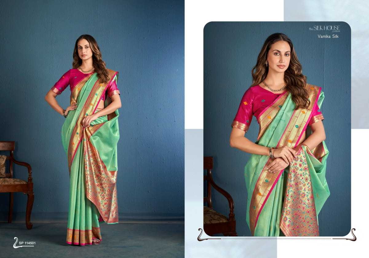 sarha By Aura vamika silk tissue silk hit design best saree online