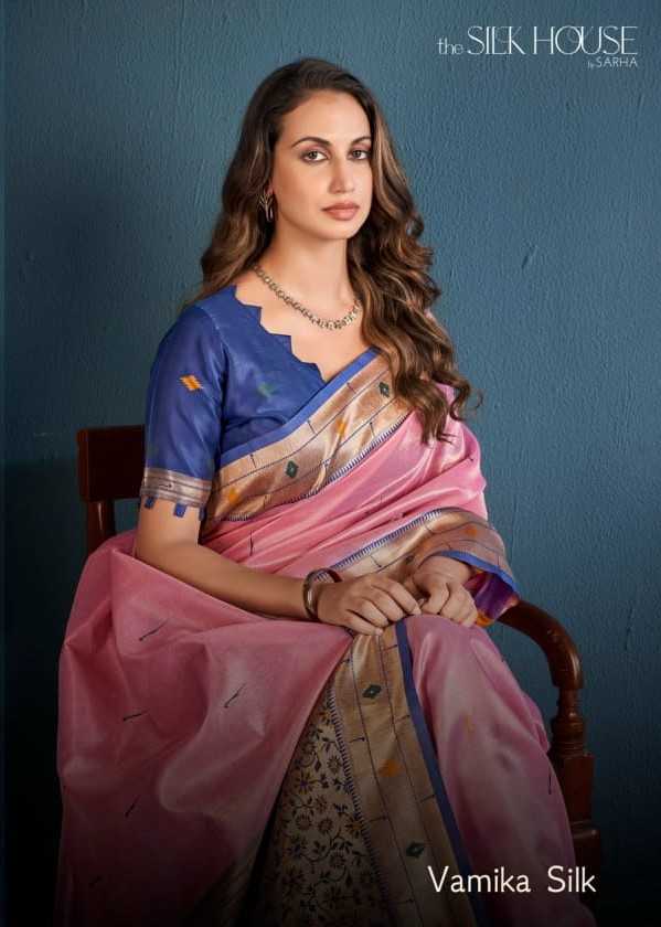 sarha By Aura vamika silk tissue silk hit design best saree online