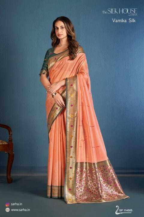 sarha By Aura vamika silk tissue silk hit design best saree online