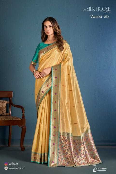 sarha By Aura vamika silk tissue silk hit design best saree online