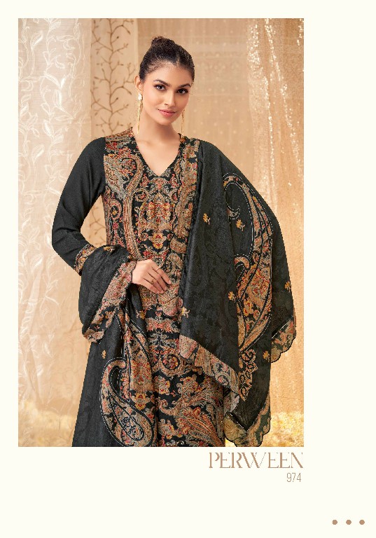 sahiba perween staple twill digital print unique 3pcs suits collection
