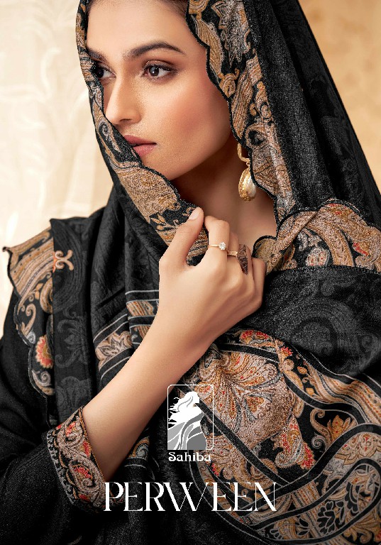 sahiba perween staple twill digital print unique 3pcs suits collection