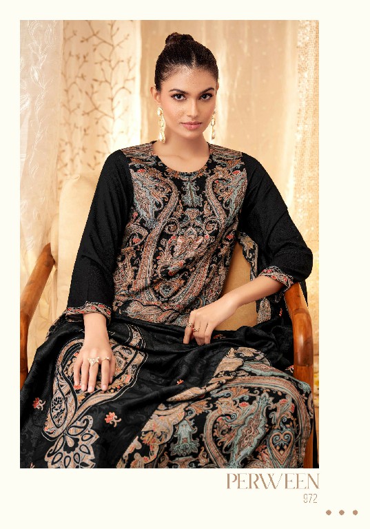 sahiba perween staple twill digital print unique 3pcs suits collection