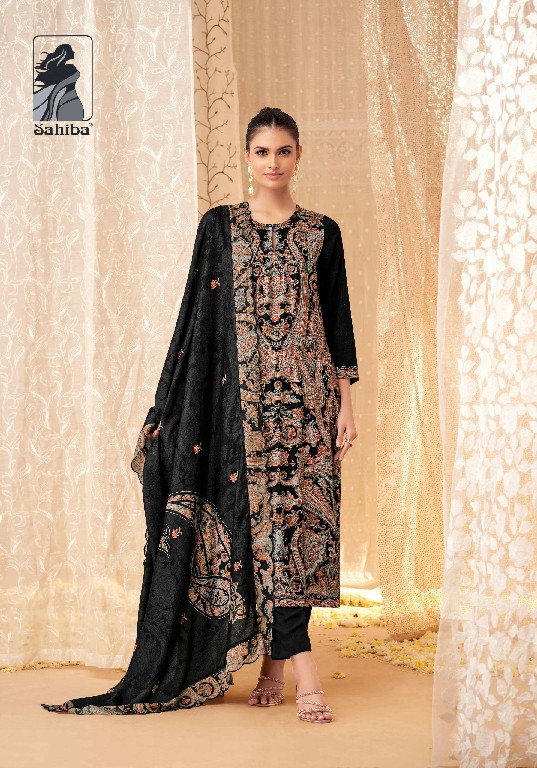 sahiba perween staple twill digital print unique 3pcs suits collection