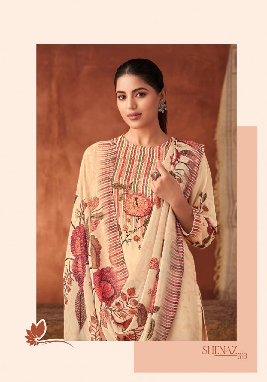 shenaz by sahiba staple twill print embroidery suits online