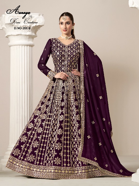 Twisha By Dani Creations Aanaya Vol-206 Wholesale Anarkali Salwar Kameez
