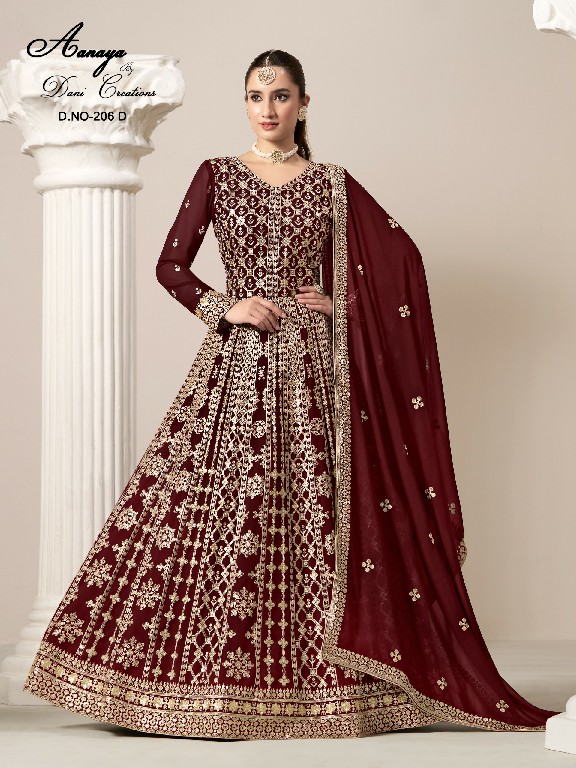 Twisha By Dani Creations Aanaya Vol-206 Wholesale Anarkali Salwar Kameez