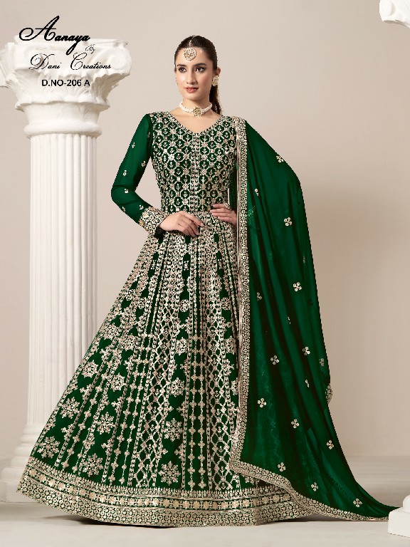 Twisha By Dani Creations Aanaya Vol-206 Wholesale Anarkali Salwar Kameez
