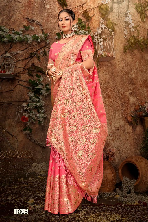 Saroj Dulhan Silk Saroski Vol-11 Wholesale Silk With Heavy Saroski Work Sarees