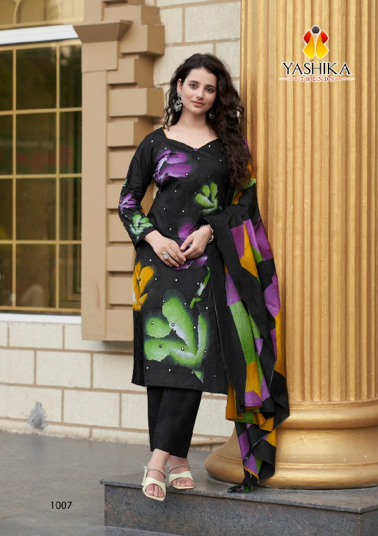 Yashika Dua Wholesale Heavy Cotton With Handwork Dress Material