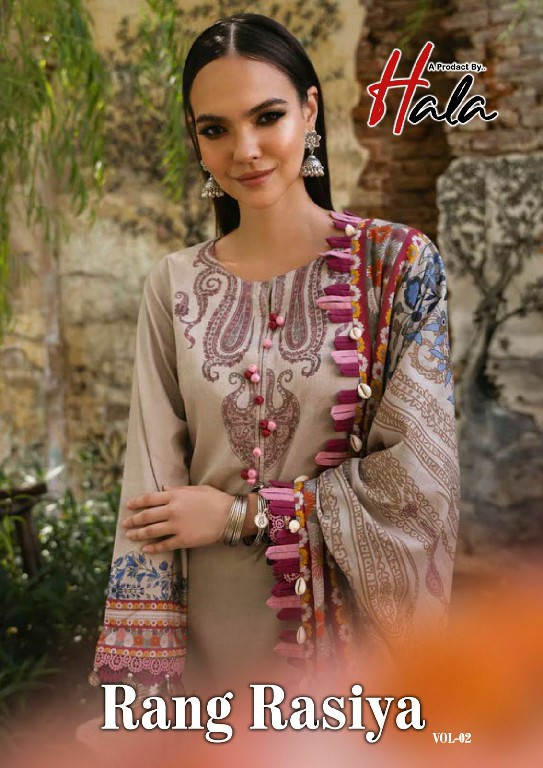 Hala Rang Rasiya Vol-2 Wholesale Pure Cotton Printed Dress Material