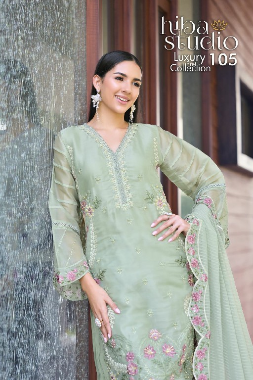 Hiba Studio LPC-105 Wholesale Luxury Pret Formal Wear Collection