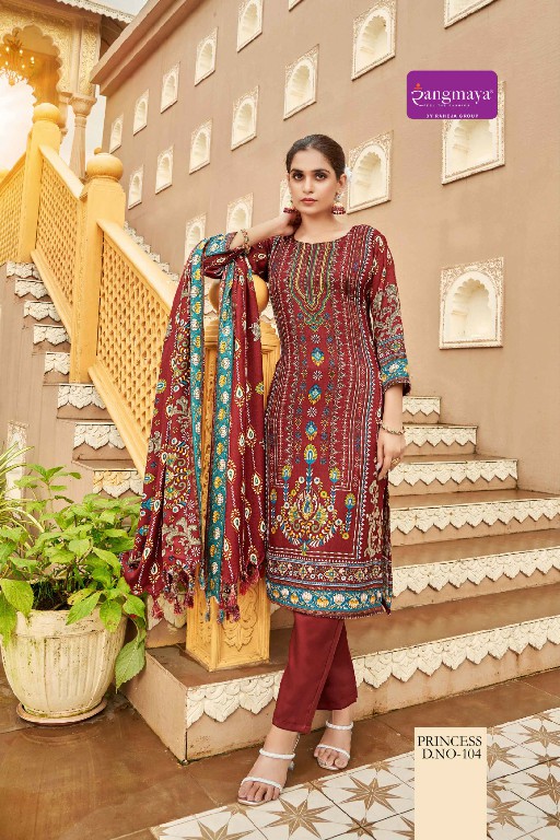 Rangmaya Princess Wholesale Pashmina Fabrics Winter Readymade Suits