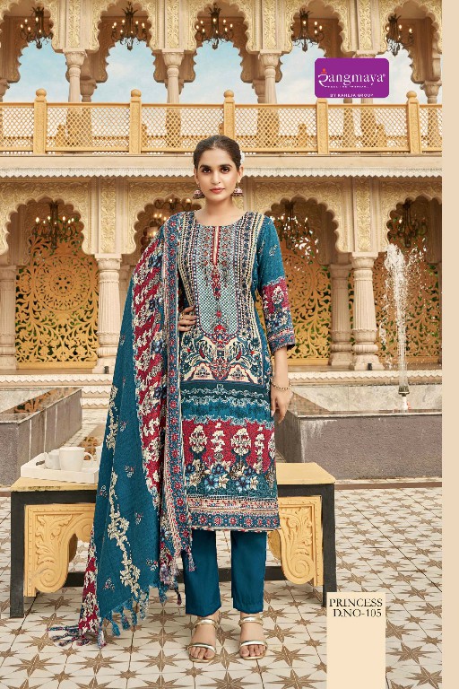 Rangmaya Princess Wholesale Pashmina Fabrics Winter Readymade Suits