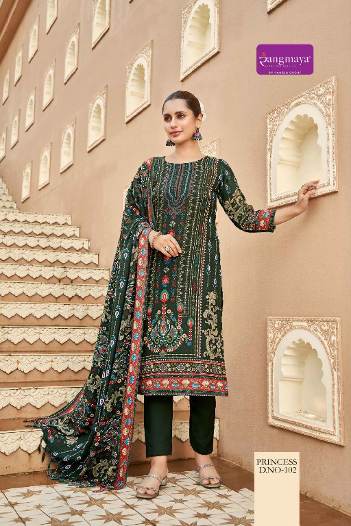 Rangmaya Princess Wholesale Pashmina Fabrics Winter Readymade Suits