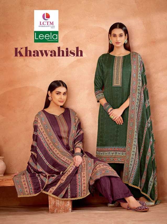 leela designer khawahish winter pashmina print daily wear pakistani suit