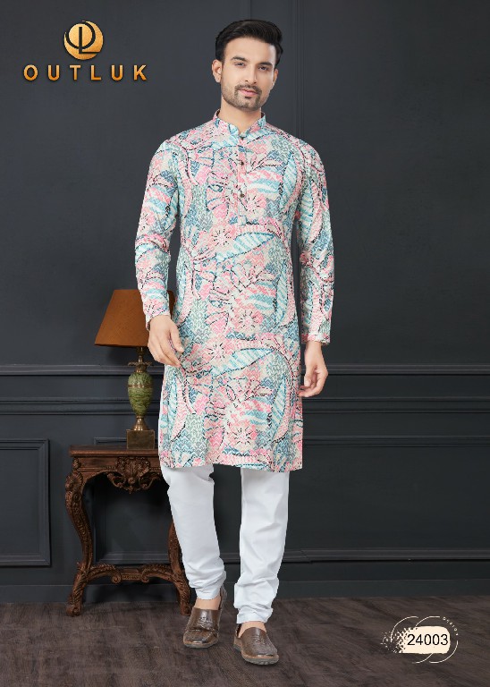 outluk wedding collection vol 24 readymade lakhnowi work mens kurta pajama