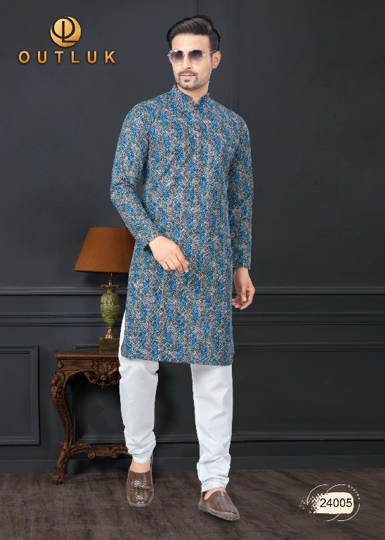 outluk wedding collection vol 24 readymade lakhnowi work mens kurta pajama