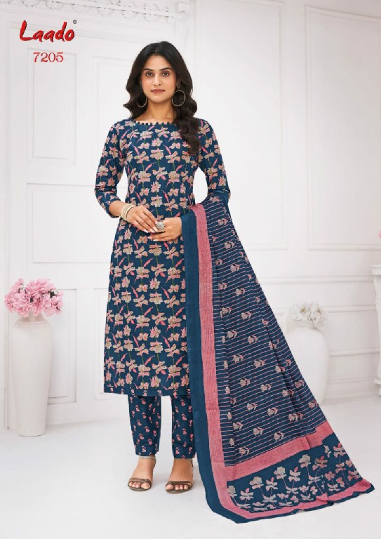 LAADO VOL 72 ADORABLE PURE COTTON LADIES SUITS WHOLESALER