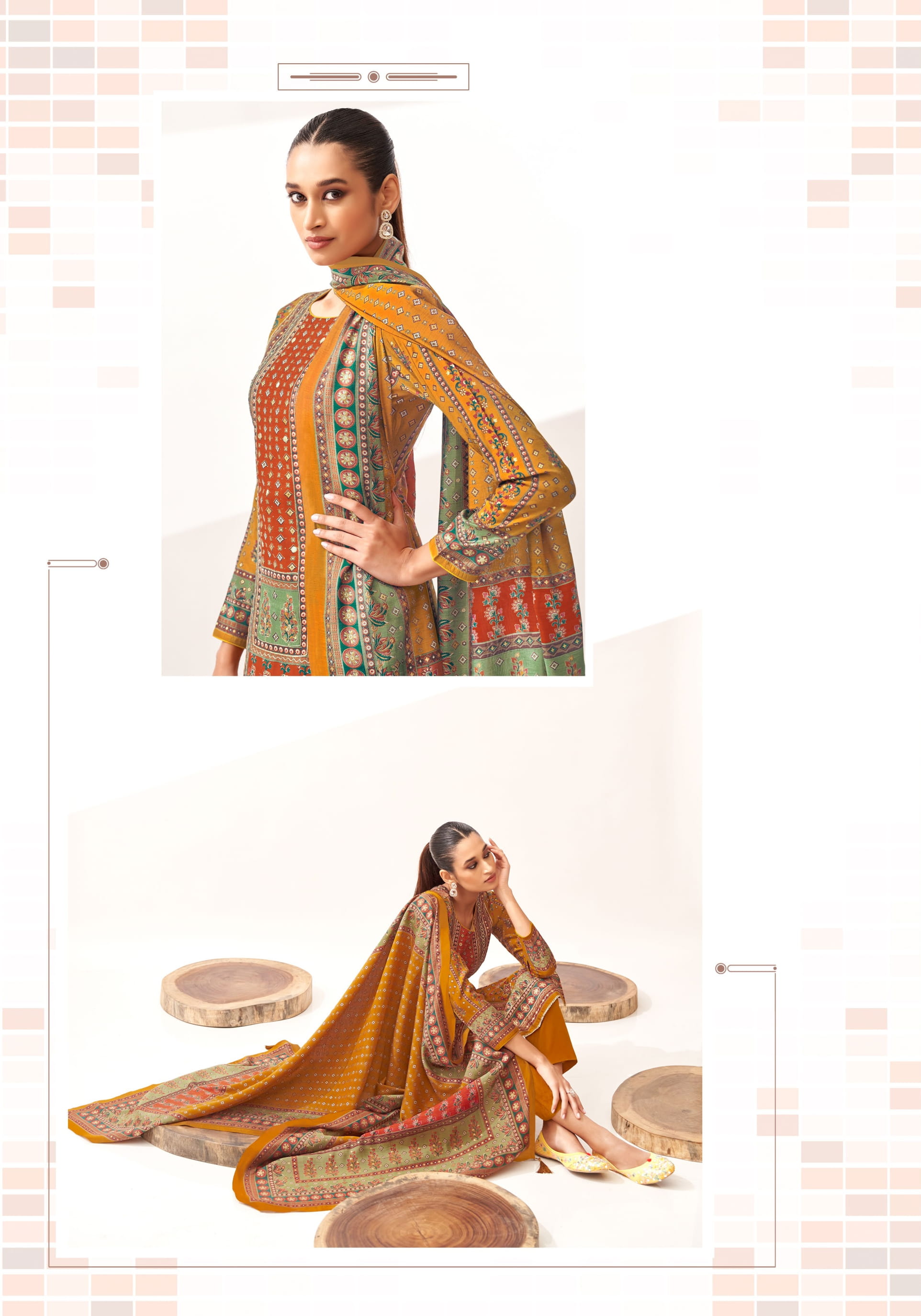 Suryajyoti Kanchan Vol-1 Wholesale Pure Modal With Hand Work Dress Material