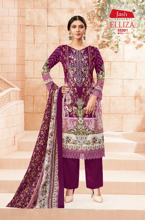 Jash Elliza Vol-35 Wholesale Pure Cotton Printed Dress Material