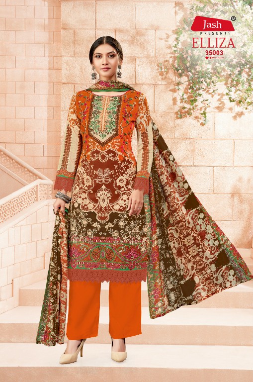 Jash Elliza Vol-35 Wholesale Pure Cotton Printed Dress Material