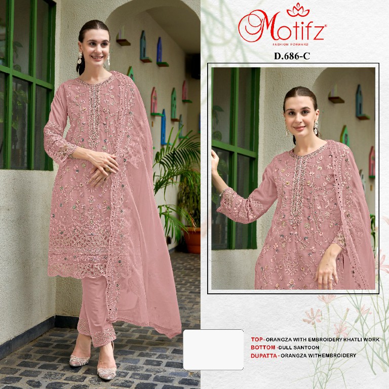 Motifz D.no 686 Wholesale Indian Pakistani Salwar Suits