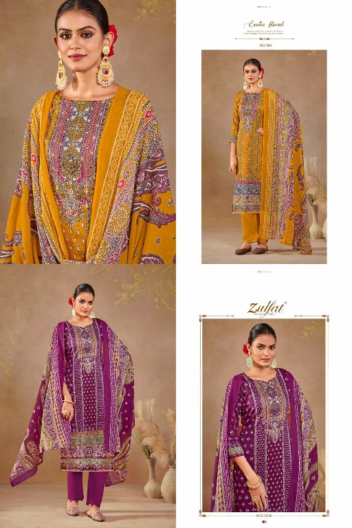 Zulfat Sajni Wholesale Pure Jaam Cotton With Work Dress Material