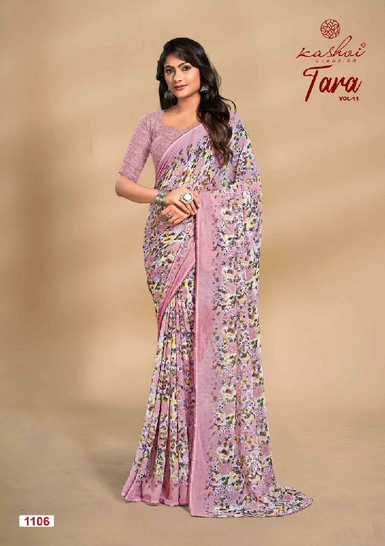 Kashvi Tara Vol-11 Wholesale Weightless With Swaroski Work Lace Sarees