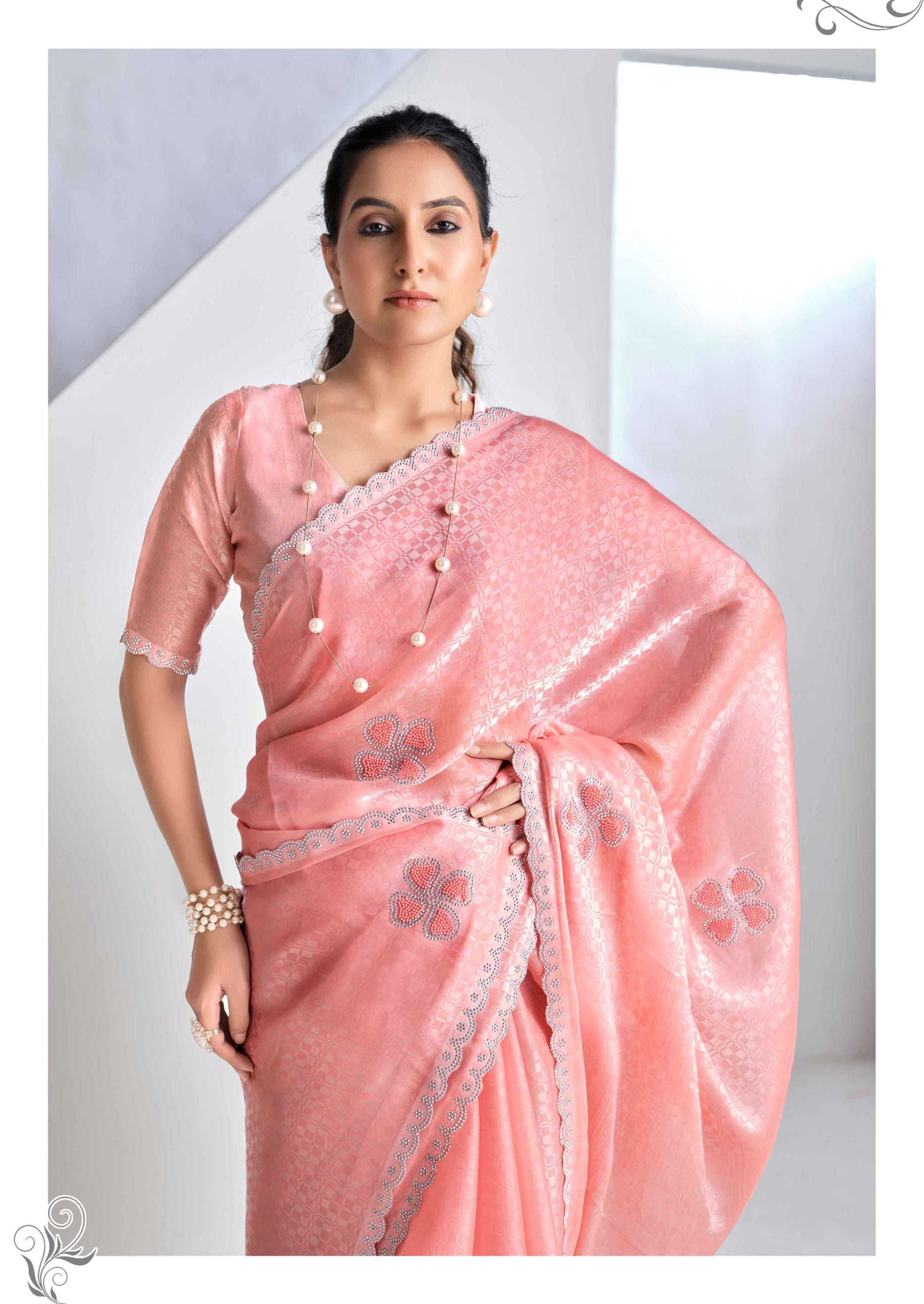 aahana vol 1 by kashvi creation swarovski work saree exports