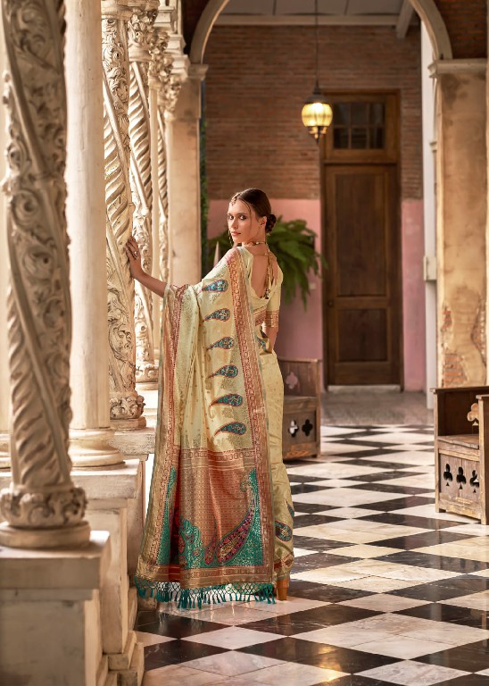 rajpath pihu silk popular design stylish look silk with blouse