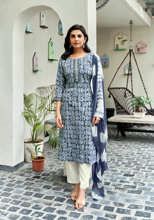 Mystic 9 NIsha Vol-1 Wholesale Rayon Straight Cut Kurti With Pant And Dupatta