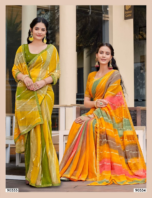 Saumya Gauri Wholesale Sharmili Chiffon Fabrics Sarees