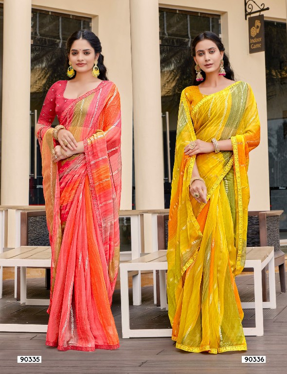 Saumya Gauri Wholesale Sharmili Chiffon Fabrics Sarees