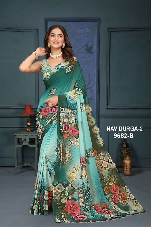 NP Sarees Nav Durga Vol-2 Wholesale Soft Weightless Printed Sarees