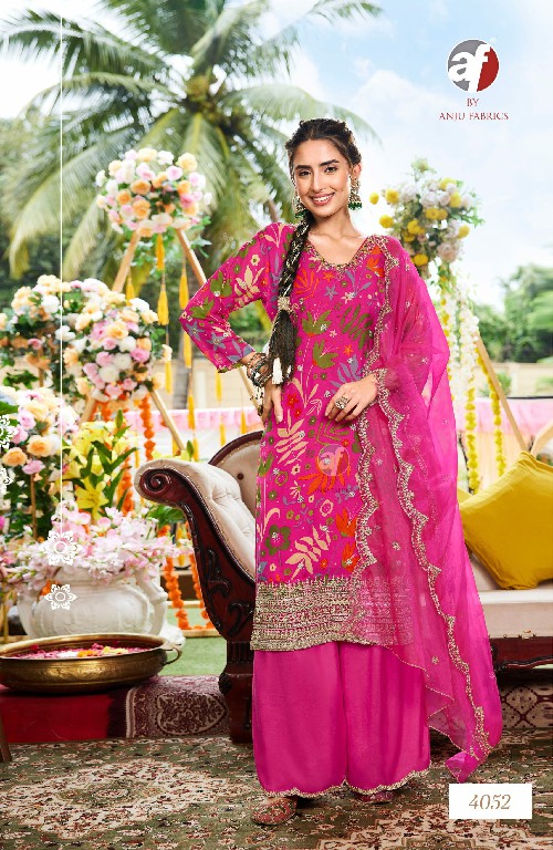 Anju Nazar Vol-7 Wholesale Kurti With Plazzo And Dupatta Collection
