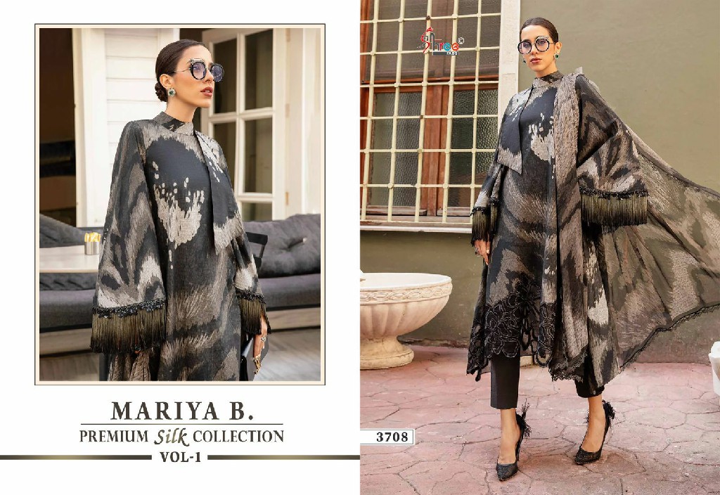 Shree Fabs Mariya B Premium Silk Collection Vol-1 Pakistani Concept Suits