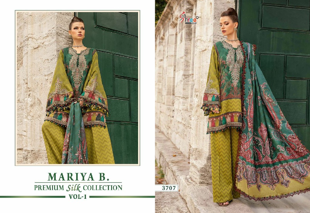 Shree Fabs Mariya B Premium Silk Collection Vol-1 Pakistani Concept Suits