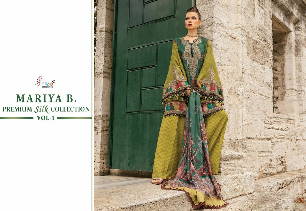 Shree Fabs Mariya B Premium Silk Collection Vol-1 Pakistani Concept Suits