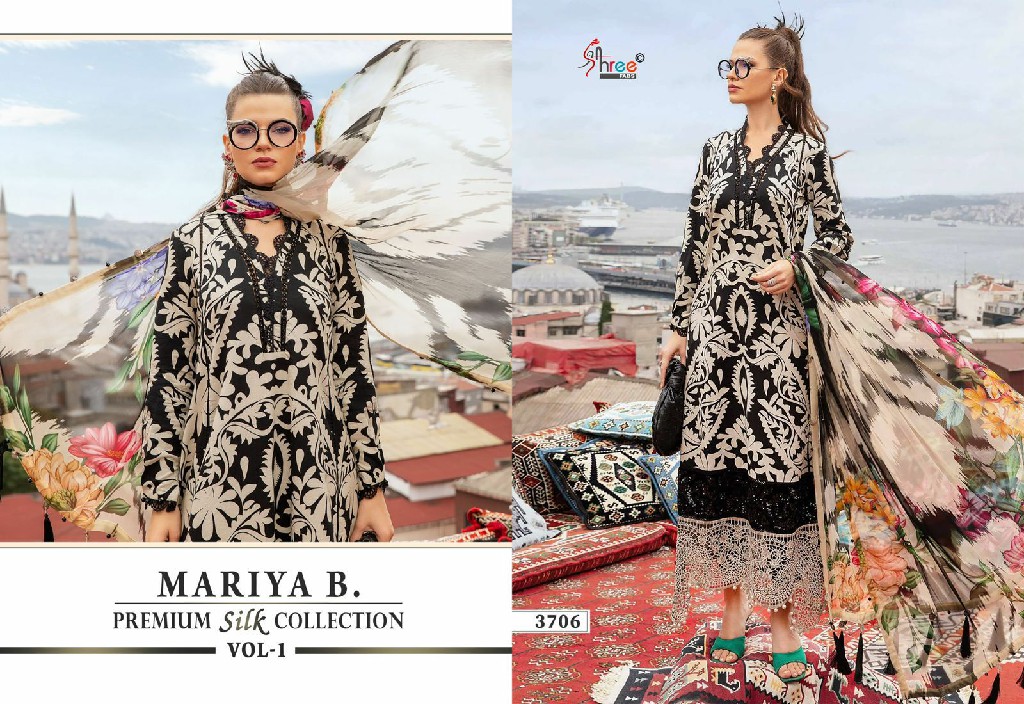 Shree Fabs Mariya B Premium Silk Collection Vol-1 Pakistani Concept Suits