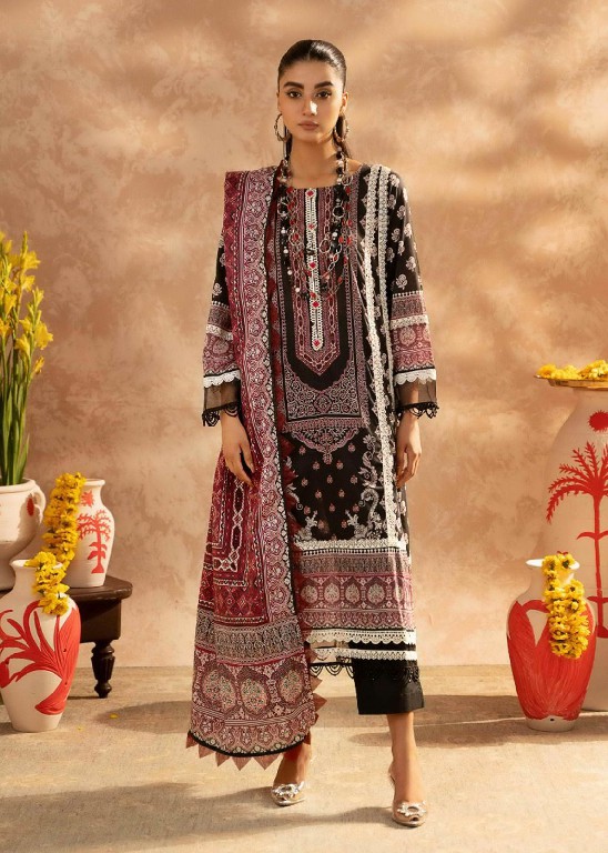 Bin Saeed Gulmohar Vol-1  Wholesale Luxury Cotton Karachi Print Dress Material