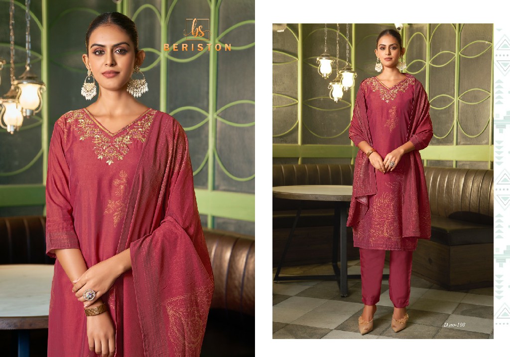 Beriston Sparkle Vol-2 Wholesale Pure VIscose Digital Print Kurti With Pant And Dupatta