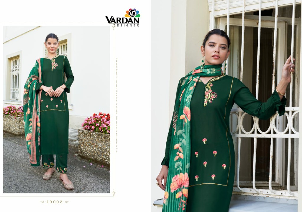 SARSHIYA VOL 1 BY VARDAN RAYON READYMADE 3 PIECE COLLECTION