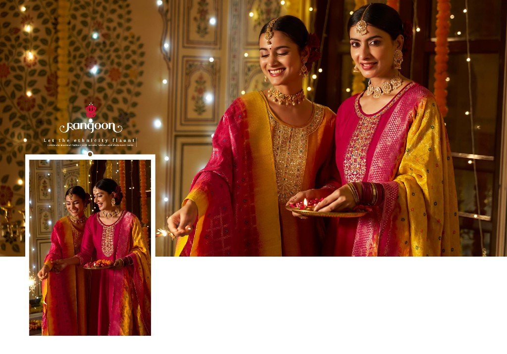 Rangoon Gunjan Vol-2 Wholesale Readymade Nayra Cut Salwar Suits