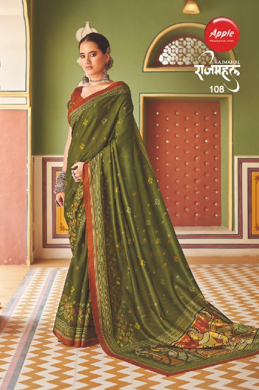 Apple Rajmahal Vol-1 Wholesale Kozi Silk Indian Sarees