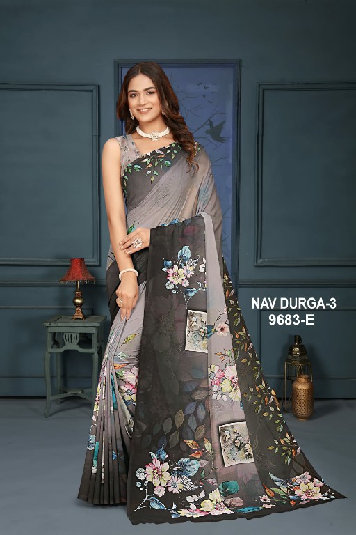 NP Sarees Nav Durga Vol-3 Wholesale Soft Weightless Printed Sarees