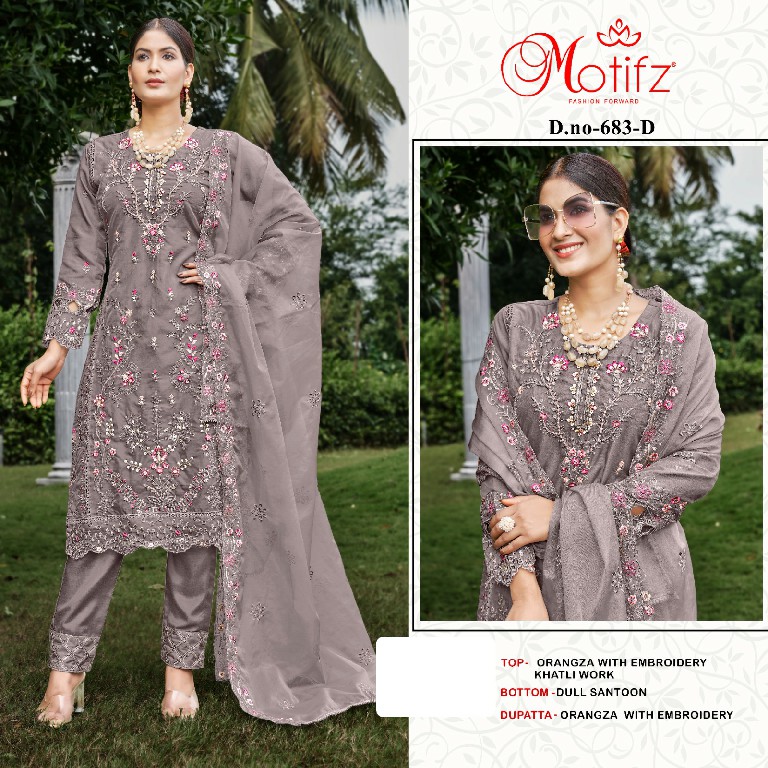 Motifz D.no 683 Wholesale Indian Pakistani Salwar Suits